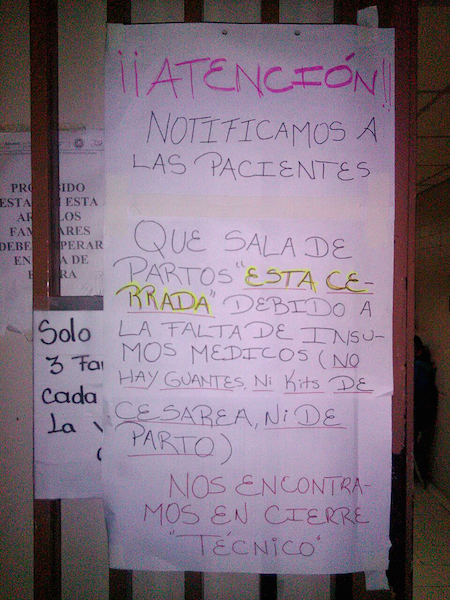 HVS protesta