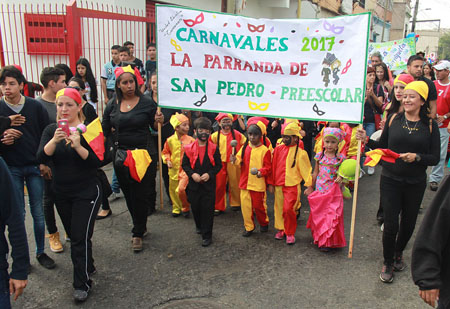 Alumnos del IEEE Francisco de Miranda disfrutaron una fiesta de Carnaval