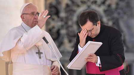 Francisco dijo que la Cuaresma, el periodo de cuarenta días antes de Semana Santa comenzó ayer.