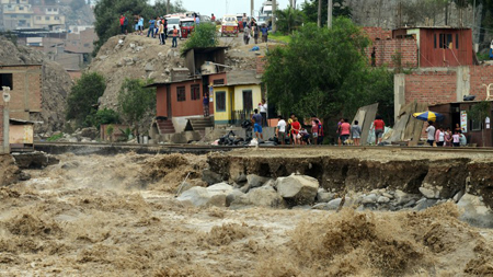 Las lluvias han dejado grandes destrozos en Perú