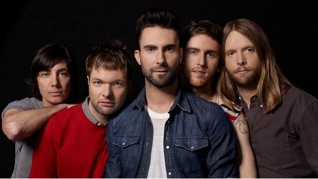 La gira mundial de Maroon 5 empezó en febrero del 2015 y ha sumado 120 conciertos en más de 30 países