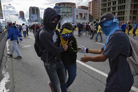 Los primeros incidentes se produjeron en la mañana en los sectores de El Paraíso y Santa Mónica (oeste)