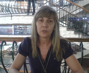 Mary López, sanantoñera.