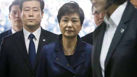 La expresidente Park fue destituida por corrupción en diciembre de 2016 por la Asamblea nacional de Corea del Sur.