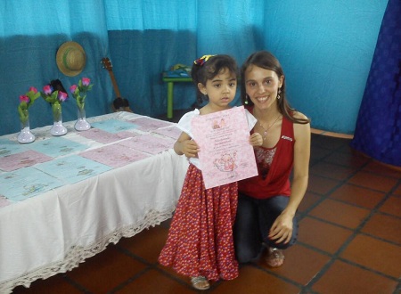 Alumnos participaron en el acto “Viva Venezuela”. Foto: Deysi Peña