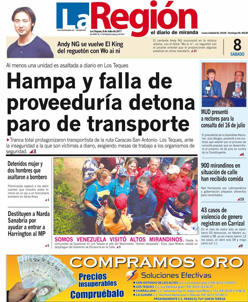 WEB  PORTADA LA REGION