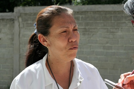 Marlene Serrano invitó al taller de lactancia materna en el CEMO. Foto: Deisy Peña