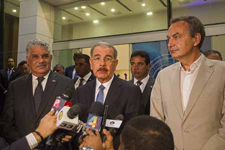 DOMINICAN REPUBLIC-VENEZUELA-CRISIS-DIALOGUE-MEDINA-ZAPATERO